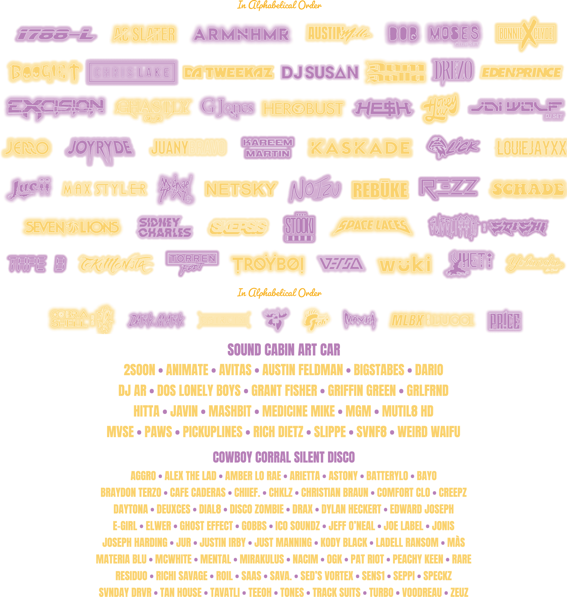 Goldrush Music Festival Lineup