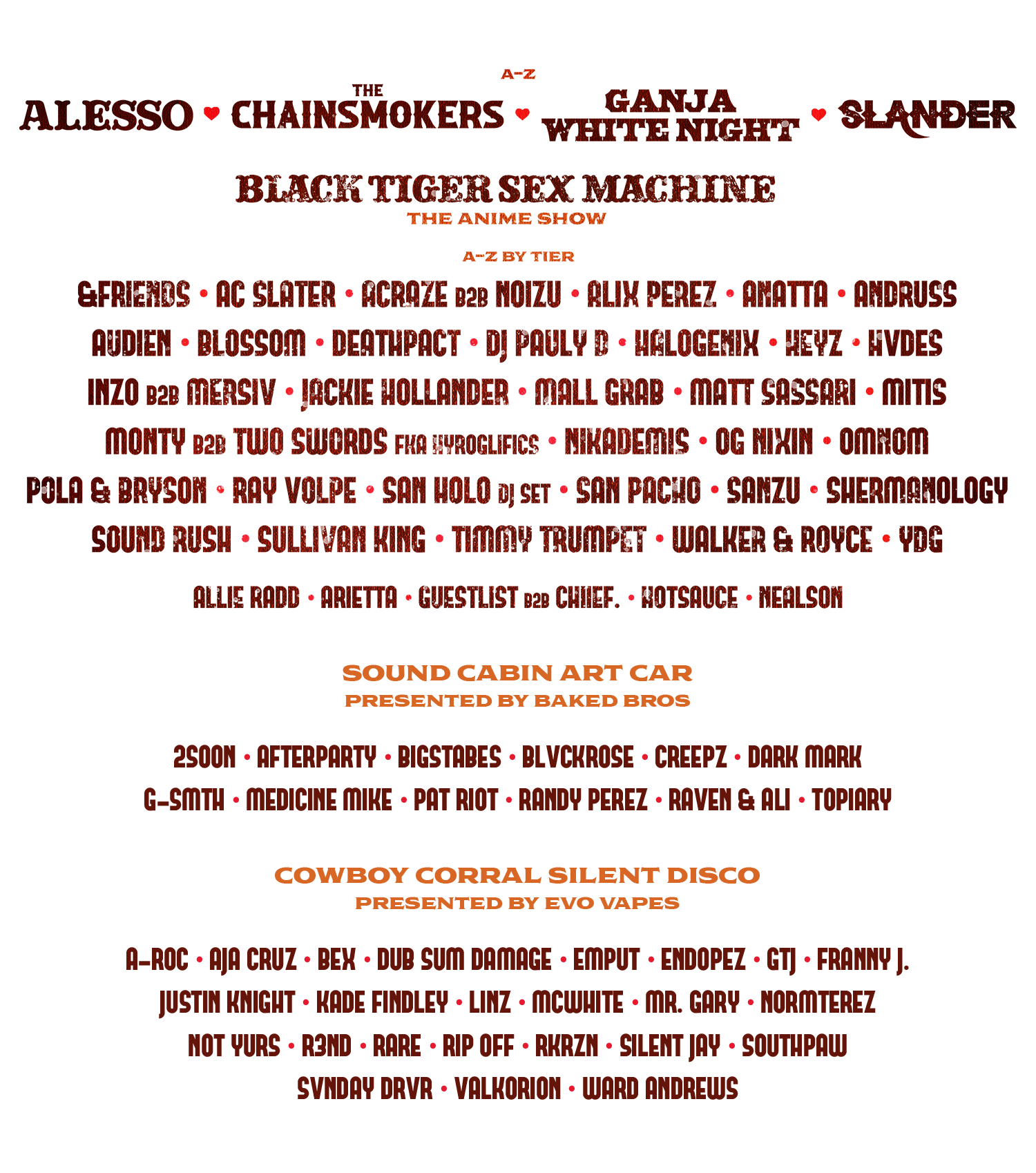 Goldrush Music Festival Lineup